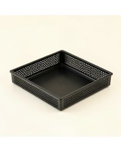 Hazel Bridge Empty Under-Desk Cable Tray - Black (synthetic illustration; no displayed measurements)