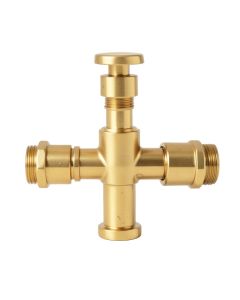 Solid Brass Pressure Balanced Complete Shower System With Rough-In Valve