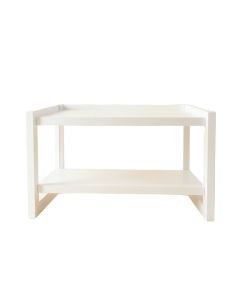 Cove Bend Empty Countertop Canister Rack - White (synthetic illustration; no displayed measurements)