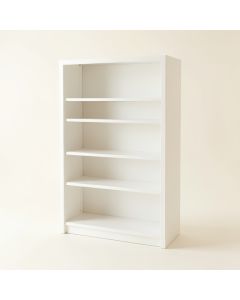 Shore Bend Freestanding Bookcase - White (synthetic illustration; no displayed measurements)