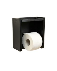 Dual Storage Shelf Wall Mount Toilet Paper Holder