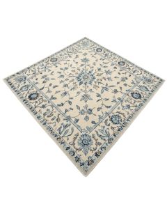 Boho Odesa Floral Ivory/Blue Area Rug