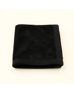 Cliff Crest Bath Towel - Black (synthetic illustration; no displayed measurements)
