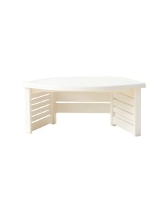 Brook Crossing Narrow Outdoor Storage Bench - White