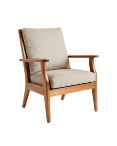33.5 '' Wide Polyester Down Cushion Wingback Chair