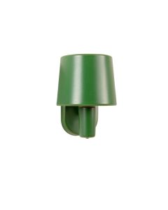 Bay Bridge Wall Sconce Mounted On A Plain Wall - Green (synthetic illustration; no displayed measurements)