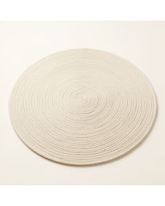 River Crest Round Area Rug - Cream (synthetic illustration; no displayed measurements)