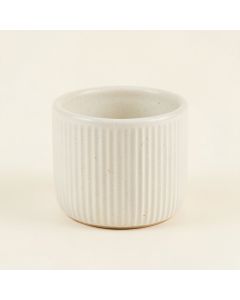Aspen Bridge Empty Candle Holder - White (synthetic illustration; no displayed measurements)