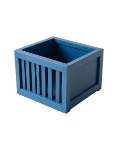 Hill Field Empty Furniture-Style Litter Enclosure - Blue (synthetic illustration; no displayed measurements)