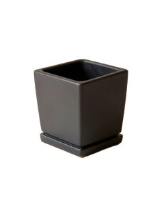 Alder Branch Empty Planter - Black