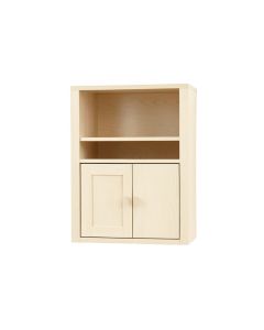 Alder Branch Wall-Mounted Entry Cabinet - Ivory (synthetic illustration; no displayed measurements)
