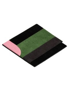 Hollyhocks 42.75 In . X 24.5 In . Non-Slip Outdoor Door Mat