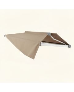 240 '' W X 120 '' D Motorized Retraction Slope Patio Awning (synthetic illustration; no displayed measurements)