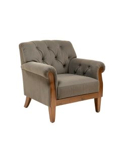 31 '' Wide Tufted Polyester Armchair (synthetic illustration; no displayed measurements)