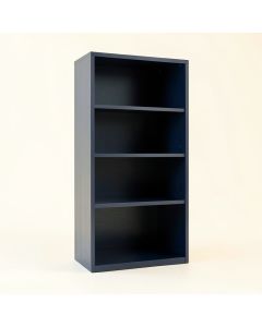 Maple Crest Narrow Cubby Tower - Navy (synthetic illustration; no displayed measurements)