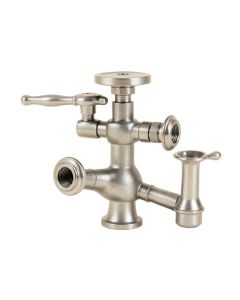 Tub And Shower Faucet With Rough-In Valve , Trim , And Diverter (synthetic illustration; no displayed measurements)