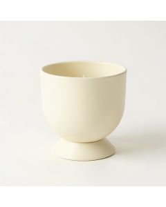 Vale Crest Empty Candle Holder - Cream (synthetic illustration; no displayed measurements)