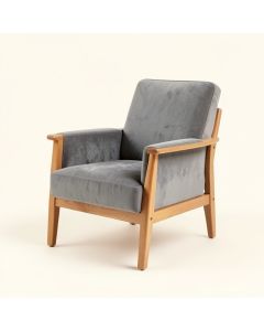 Ridge Canyon Upholstered Armchair - Gray (synthetic illustration; no displayed measurements)
