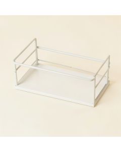 Aspen Brook Empty Under-Desk Cable Tray - White (synthetic illustration; no displayed measurements)