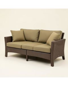 Orahh 28.5 '' Wide Outdoor Patio Sofa With Sunbrella Cushions (synthetic illustration; no displayed measurements)