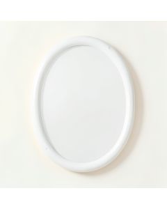 Maple Brook Framed Wall Mirror - White (synthetic illustration; no displayed measurements)