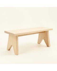 Elm Brook Indoor Bench - Ivory (synthetic illustration; no displayed measurements)