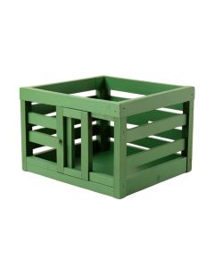 Rowan Bridge Empty Furniture-Style Pet Crate - Green