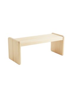 Ash Bluff Indoor Bench - Ivory (synthetic illustration; no displayed measurements)
