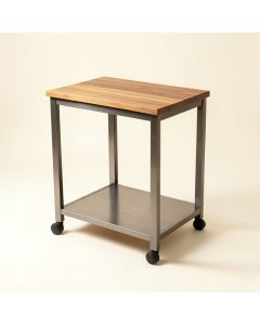 Sydney Kitchen Cart With Butcher Block Top (synthetic illustration; no displayed measurements)