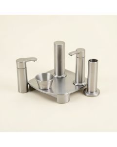 Rossland Stainless Steel 7 Piece Bathroom Accessory Set (synthetic illustration; no displayed measurements)