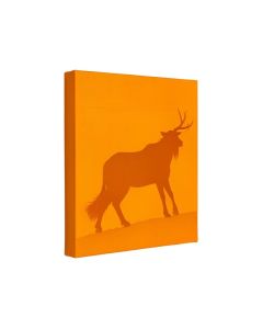 Sunny Stag Wall Art On Canvas