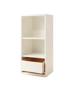 Hill Bend Narrow Cubby Tower - White