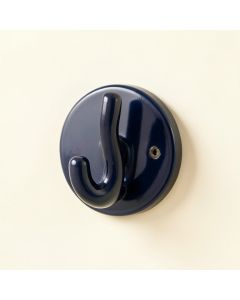 Dune Brook Wall-Mounted Robe Hook - Navy (synthetic illustration; no displayed measurements)