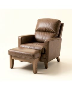 Ellesmere 26 '' Wide Lounge Chair And Ottoman (synthetic illustration; no displayed measurements)