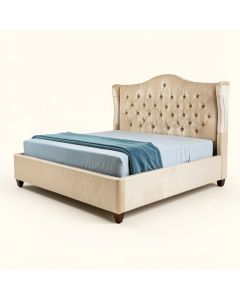 Cottman Upholstered Standard Tufted Bed (synthetic illustration; no displayed measurements)