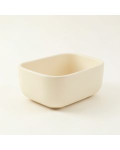 Juniper Branch Empty Railing Planter With Integral Brackets - Cream (synthetic illustration; no displayed measurements)