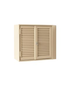 Moss Canyon Wall-Mounted Entry Cabinet - Beige (synthetic illustration; no displayed measurements)