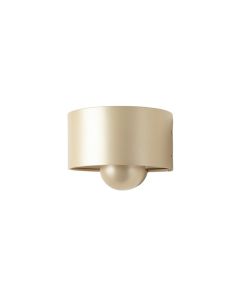 Sage Crossing Wall Sconce Mounted On A Plain Wall - Beige