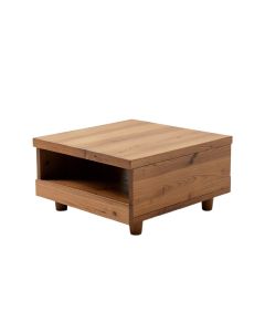 Nisse Solid Wood Coffee Table With Storage (synthetic illustration; no displayed measurements)