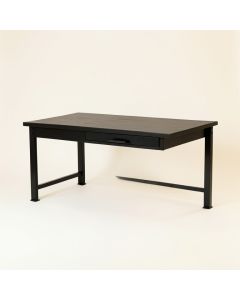 Hazel Bluff Empty Workshop Workbench - Black (synthetic illustration; no displayed measurements)