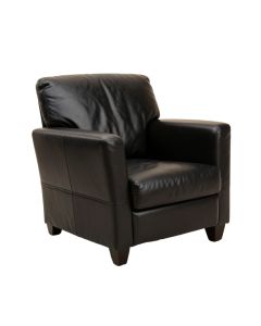 Aayusha 30.7 '' Wide Genuine Leather Armchair (synthetic illustration; no displayed measurements)