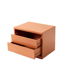 Glen Brook Small-Parts Storage Drawer Cabinet - Terracotta