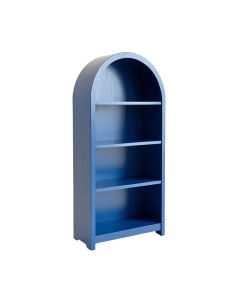 Summit Bridge Freestanding Bookcase - Blue