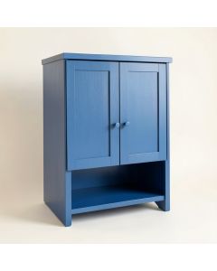 Holly Crest Wall-Mounted Laundry Cabinet - Blue (synthetic illustration; no displayed measurements)