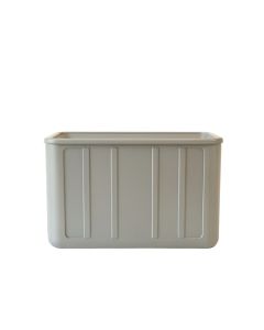 Juniper Canyon Narrow Outdoor Storage Bench - Gray (synthetic illustration; no displayed measurements)