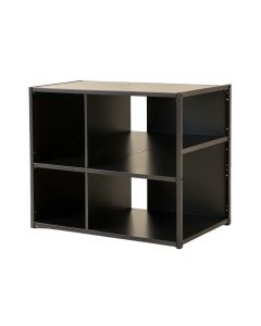 Cove Bend Desktop Shelving Unit - Black (synthetic illustration; no displayed measurements)