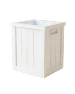 Brook Crest Closed Outdoor Storage Box - White