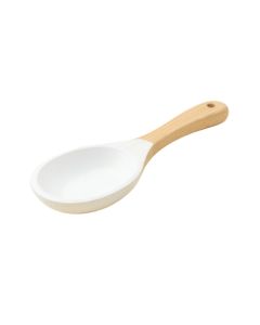 Spruce Arc Cooking Spoon - White