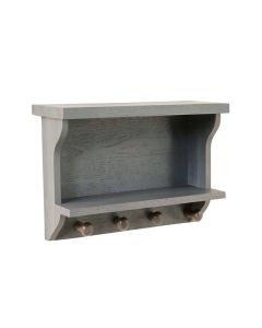 Spruce Bluff Wall-Mounted Entryway Organizer Shelf - Gray
