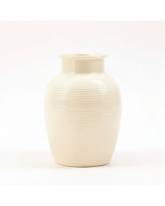 Hill Brook Empty Decorative Vase - Cream (synthetic illustration; no displayed measurements)